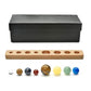 asd036101 jovivi natural tiger eye gemstones planets universe desk ornament for gemstone collectors