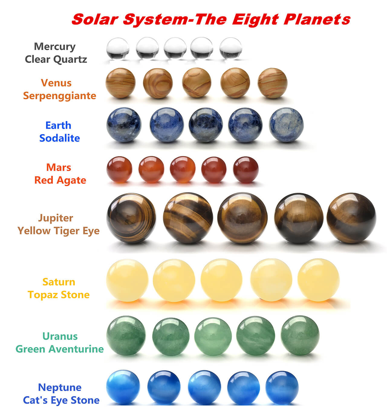 asd036101 jovivi 8 natural gemstones healing reiki balls for yoga lovers home decorations universe solar system energy reiki