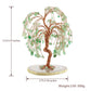 jovvi 6inches high crystals ship stones copper wires wrapped money tree with agate base, asd03620