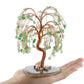 jovivi natural Green Aventurine feng shui ornament tree of life reiki home figurine