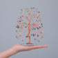 Natural Crystals Money Tree with Agate Slices Base Feng Shui Ornament | Jovivi - Jovivi