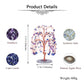 Natural Crystals Money Tree with Agate Slices Base Feng Shui Ornament | Jovivi - Jovivi