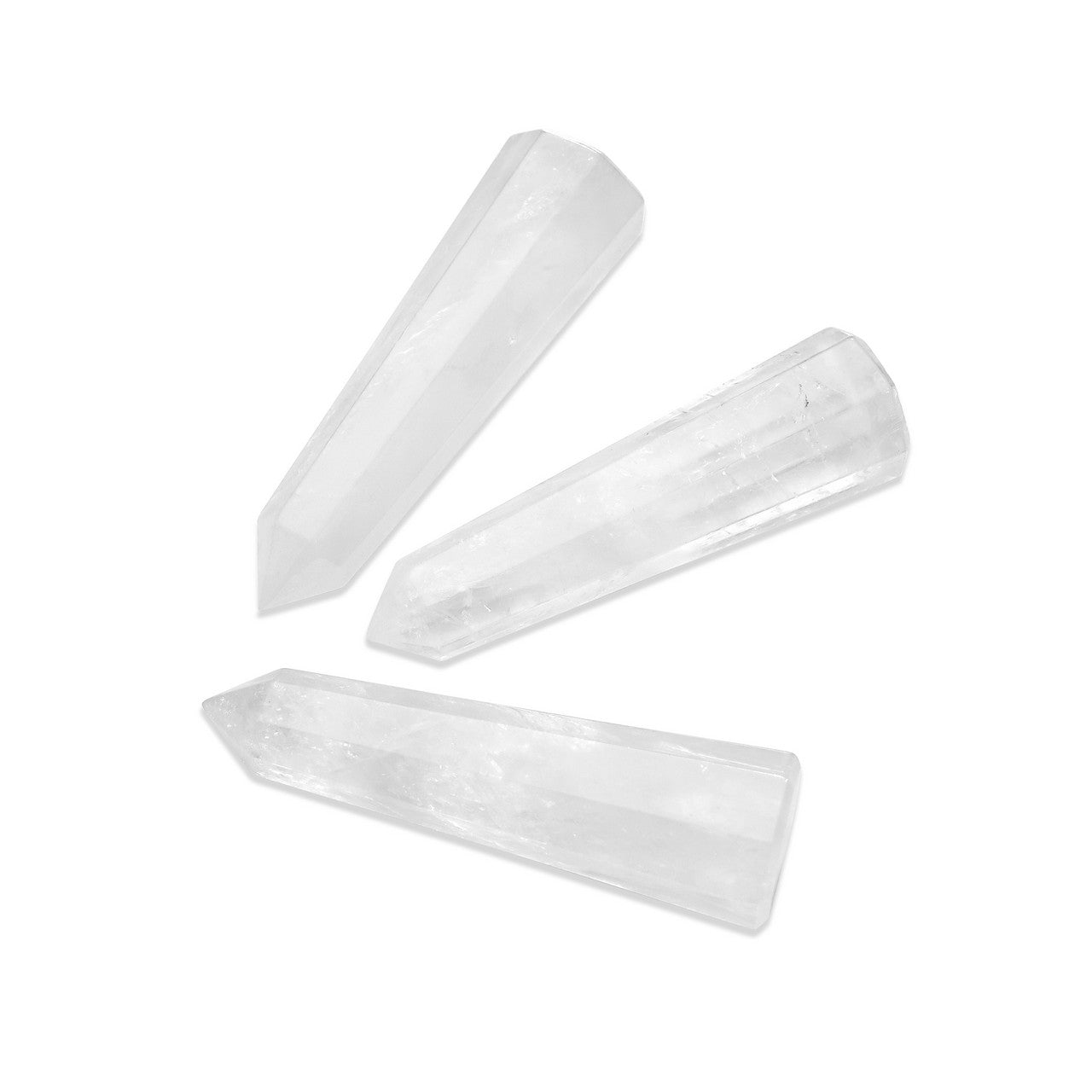Jovivi Healing Crystal Wands 6 Faceted Reiki Chakra Stones Meditation Therapy