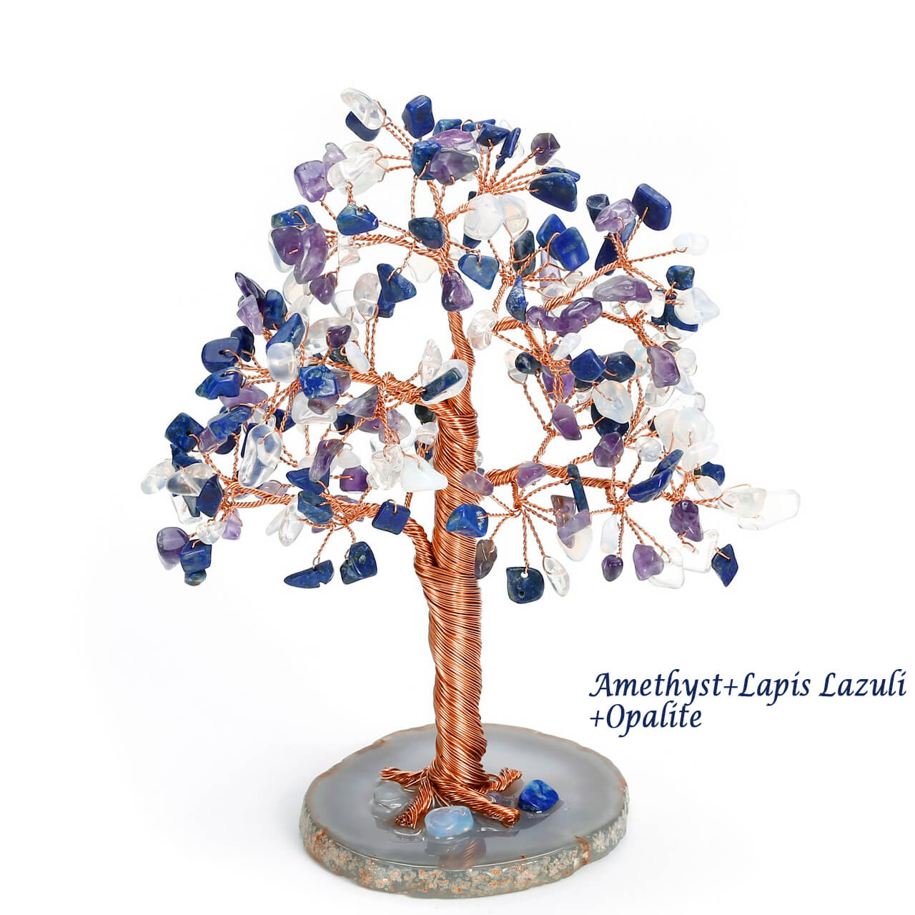 asd039504 jovivi lapis lazuli loose beads gemstones tree reiki healing money tree home decor