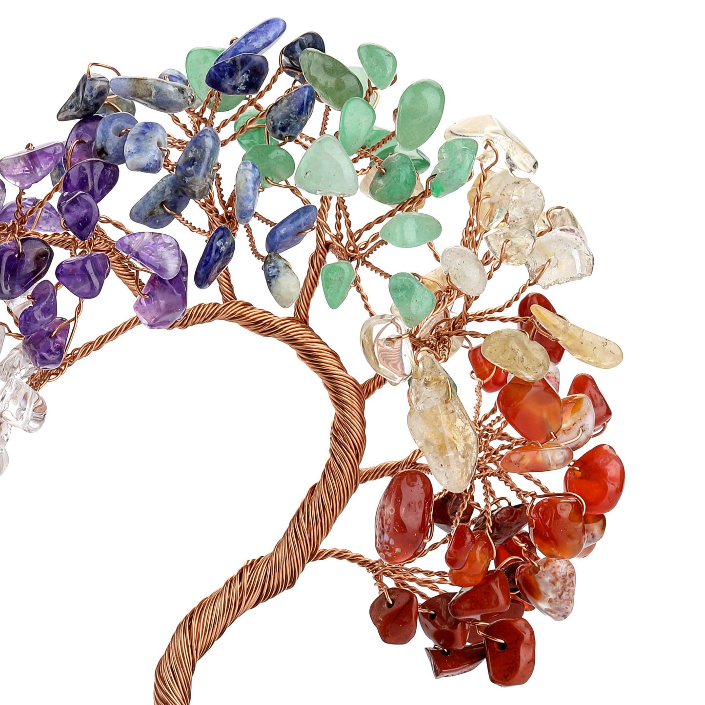 Healing Crystal Matching Love Money Tree Feng Shui Ornament | Jovivi