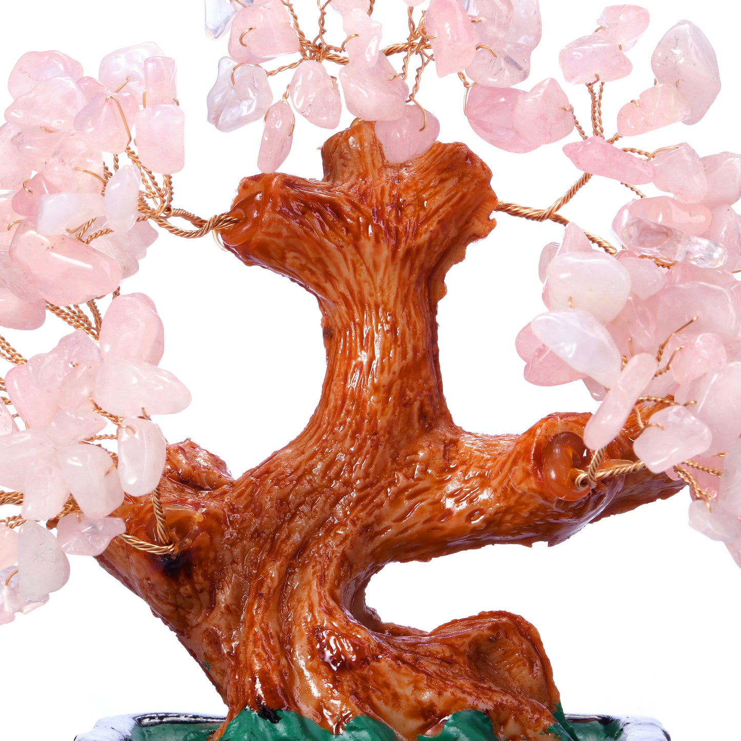 Natural Crystals Money Tree Feng Shui Ornament 6.3'' | Jovivi