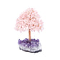 Natural Crystals Money Tree with Base Feng Shui Ornament | Jovivi