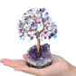 Natural Crystals Money Tree with Base Feng Shui Ornament | Jovivi