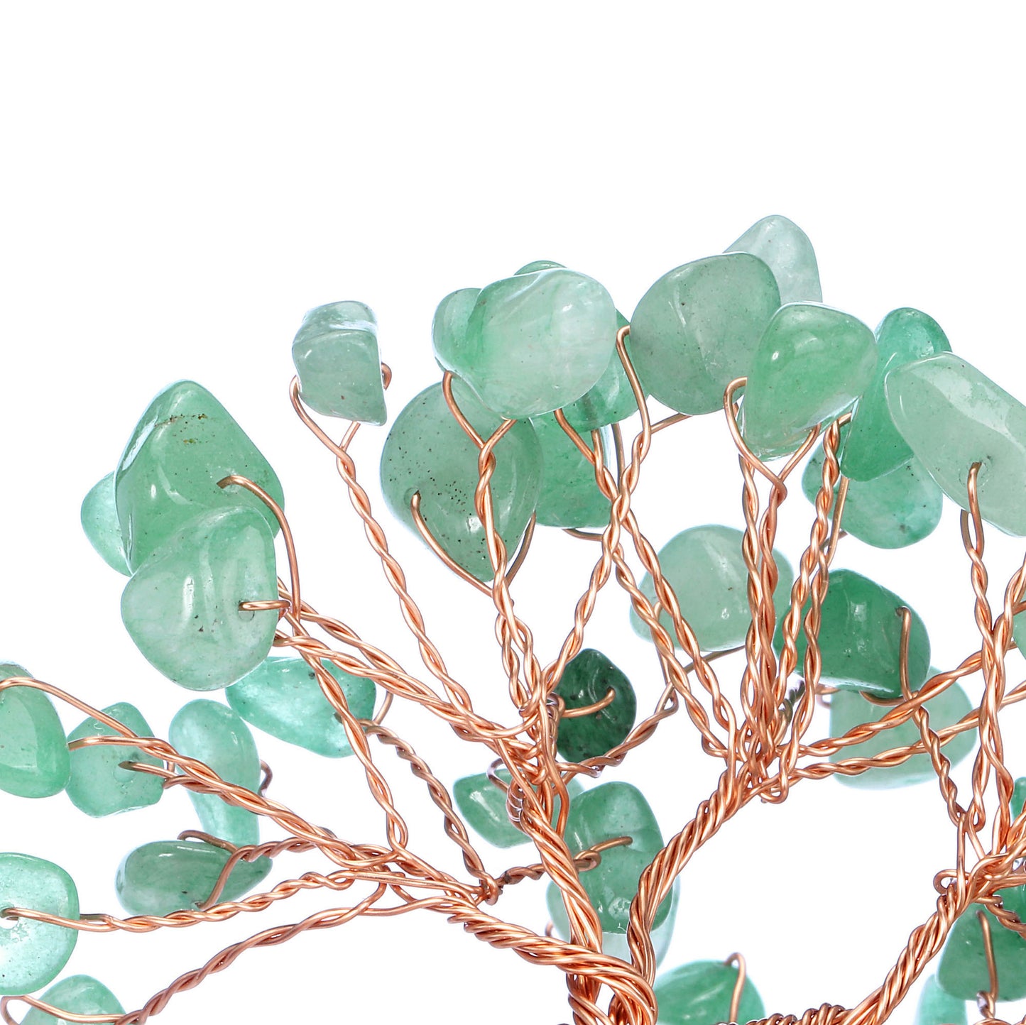 Natural Crystals Money Tree with Raw Crystal Base Feng Shui Ornament | Jovivi