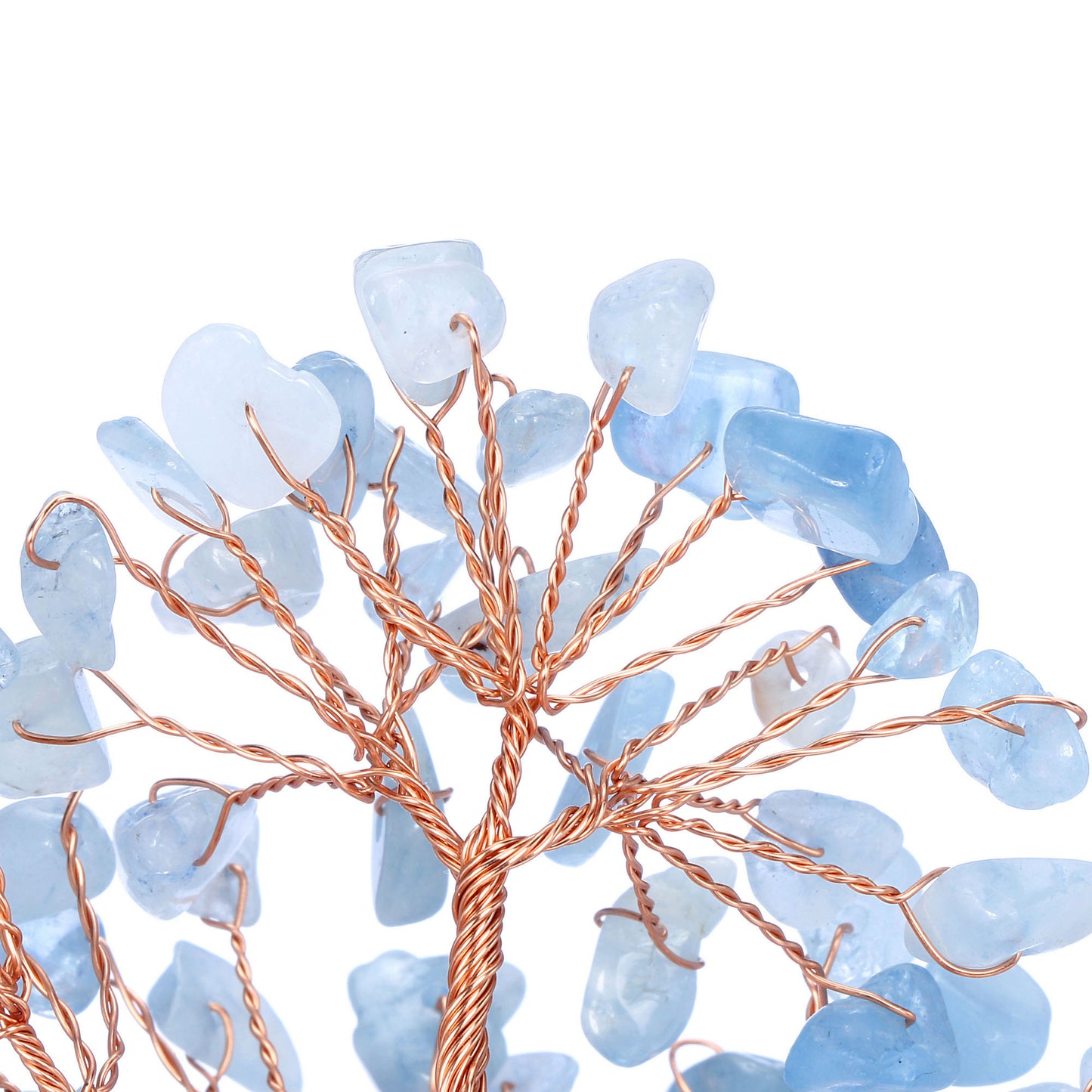 Natural Crystals Money Tree with Raw Crystal Base Feng Shui Ornament | Jovivi