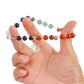 7 Chakras Crystal Beads Lotus Charm Bracelet | Jovivi - Jovivi