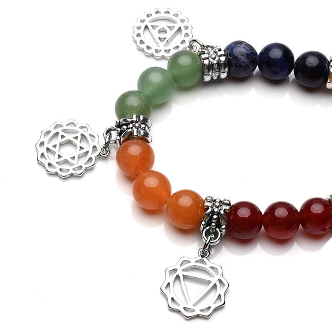 Jovivi 7 Chakra Healing Mala Yoga Meditation Bracelets