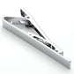 Personalized Engraving Stainless Steel Mens Mirror Tie Bar Clip | Jovivi - Jovivi