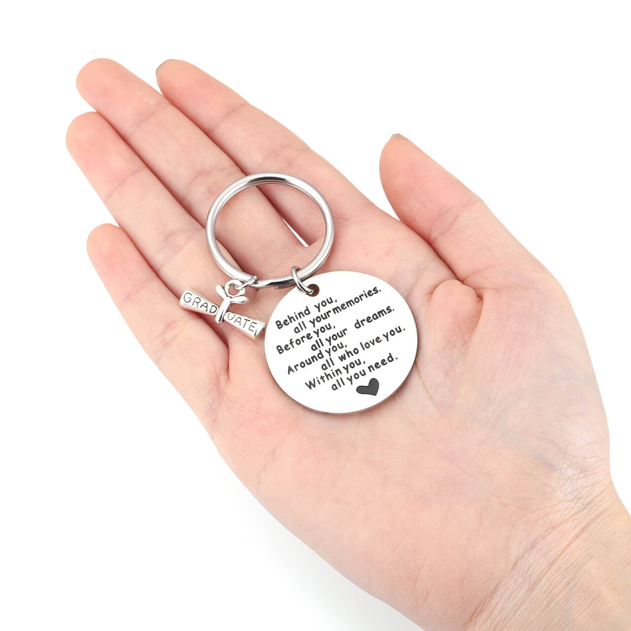 jnf008501 jovivi personalized customize graduation keychains set for students