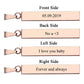 jovivi personalized 4 sides name bar pendant necklace, rose gold jng04870