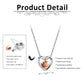 Personalized Heart Urn Necklace for Ashes RoseGold | Jovivi