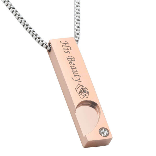 Customize His and Hers Matching Name Necklaces for Couples Jovivi