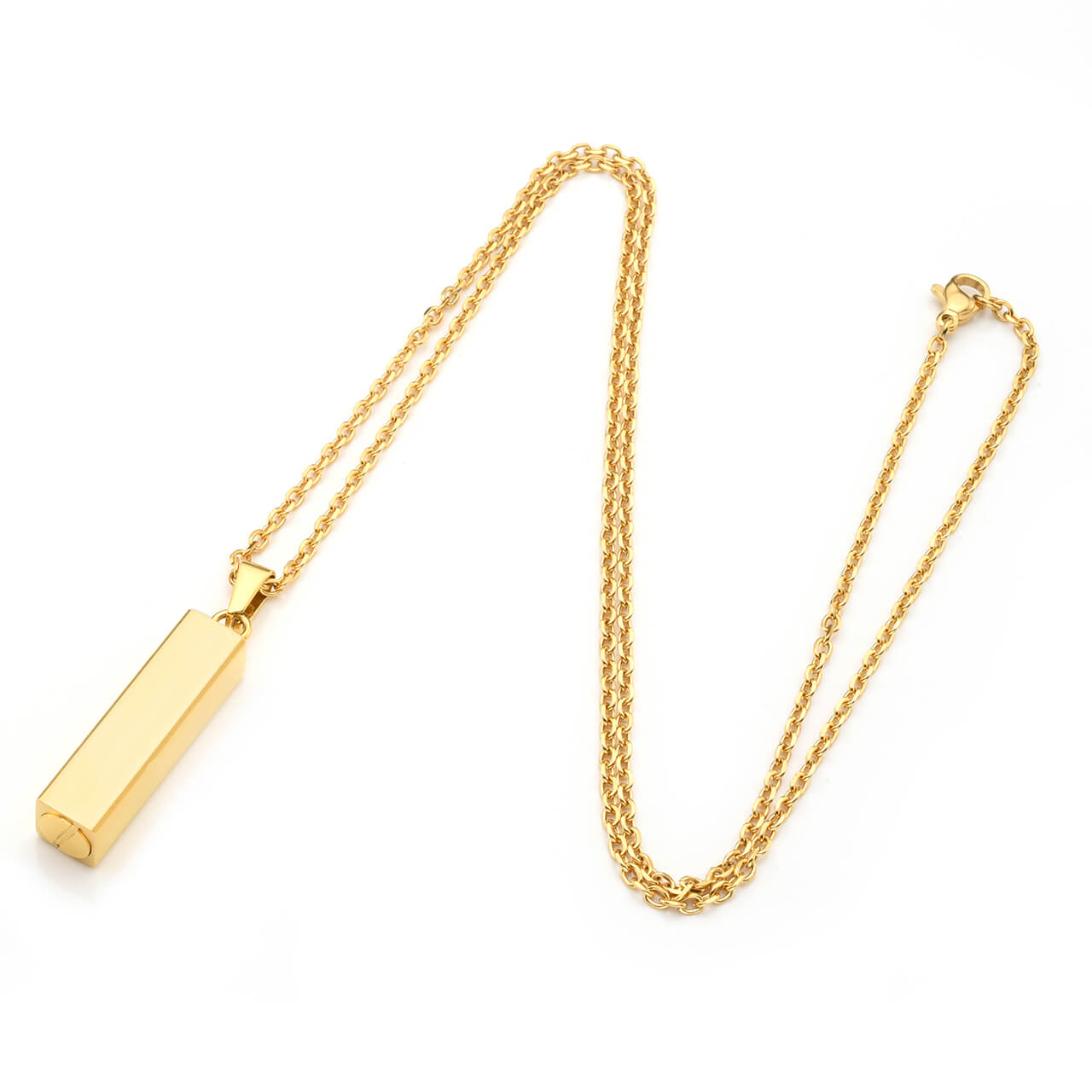 Gold bar urn necklace online