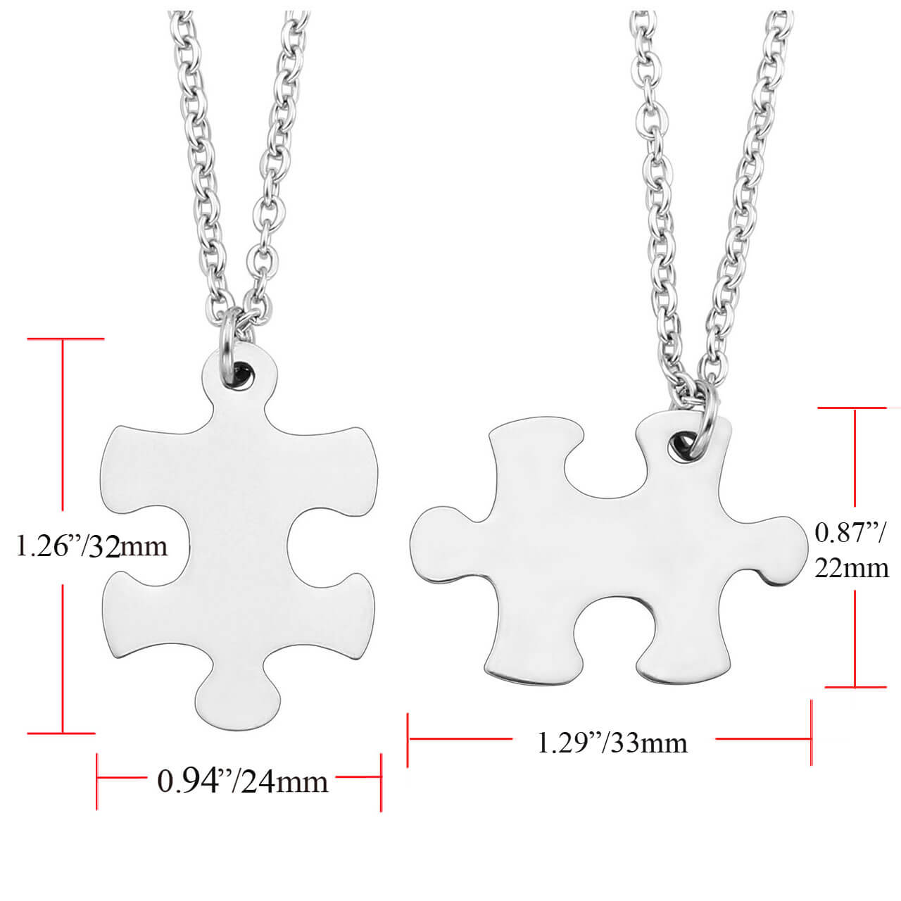 Mystic Connection Puzzle Necklace for Couples (2 Necklaces) – Salty  Accessories