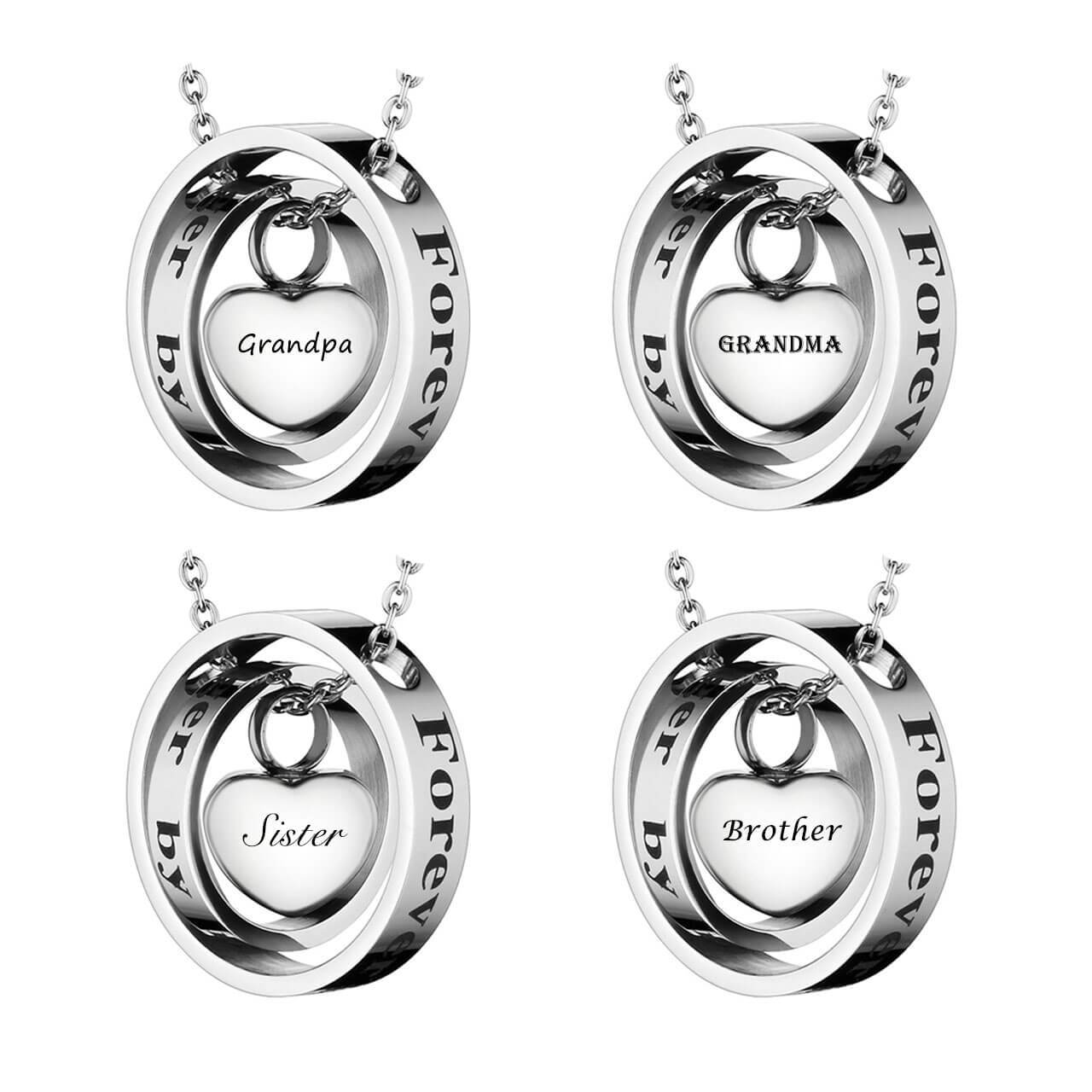 Jovivi customized memorial cremation jewelry container necklace for ashes, personalized example, jng055201