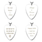 jovivi personalized name tag necklace for music lovers