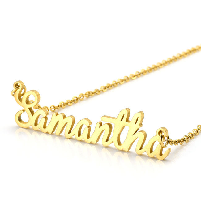 Name Necklace Charm Necklace-Samantha | Jovivi - Jovivi