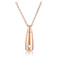 jovivi rose gold pet waterdrop urn ashes necklace keepsake jewelry for loved ones