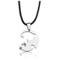 jovivi white cat personalized name tag necklace matching puzzle necklace for couplesvalentine's day gift