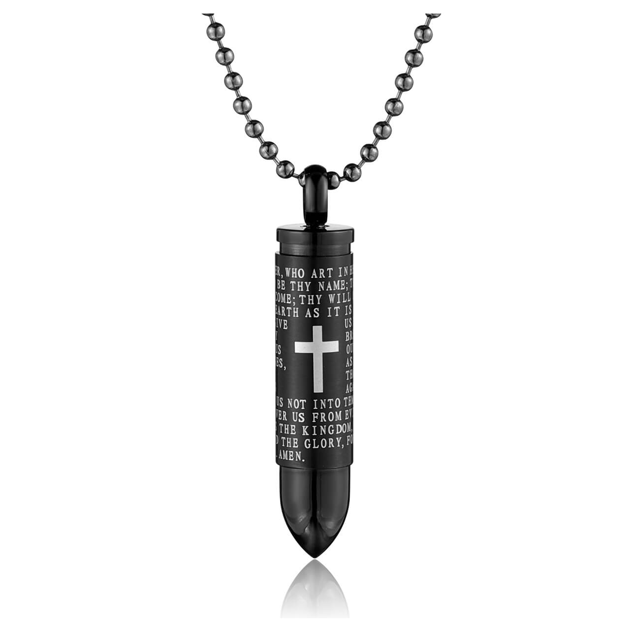 jovivi cremation jewelry bullet pendant urn necklace keepsake necklace