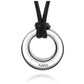 Jovivi personalized silver circle urn pendant necklace for ashes memorial keepsake jewelry