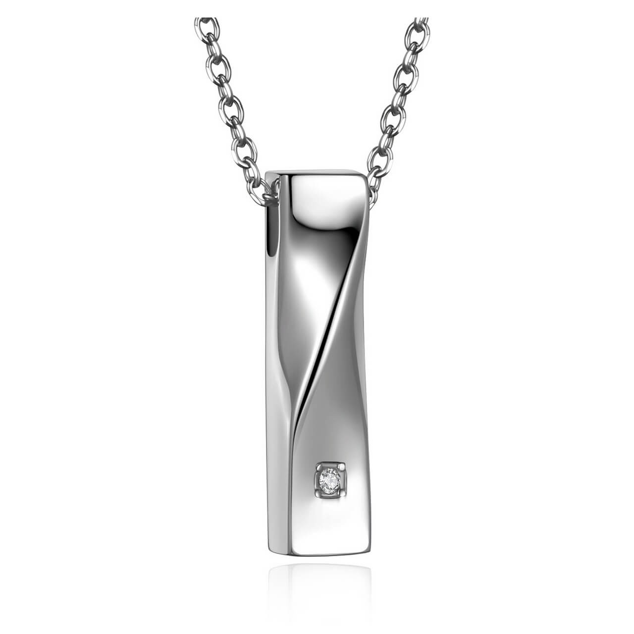 jovivi personalized tubes pendant necklace for women customized urn ashes jewelry for loved one