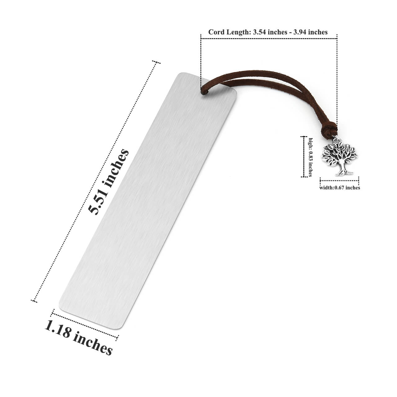 Personalized Tree of Life Metal Bookmarks with Tassels | Jovivi - Jovivi