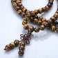 Jovivi 108 Tibetan Buddhist Mala Bracelet Necklace Natural Wood Prayer Beaded necklace with Chinese Knot for yoga Meditation, jnw001001