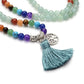 jovivi 7 chakras 108 mala meditation beads bracelet with tree of life tassel for buddhist, jnw003004