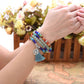 Jovivi green aventurine 108 prayer beads bracelet with tree of life charm for yoga practice, jnw003004