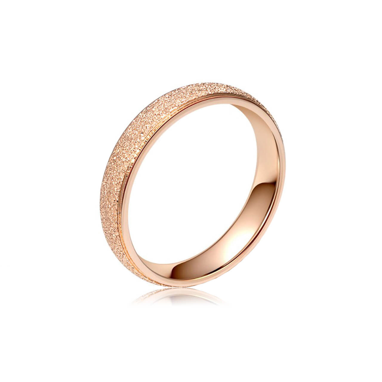 Frosted Ring 4mm | Jovivi