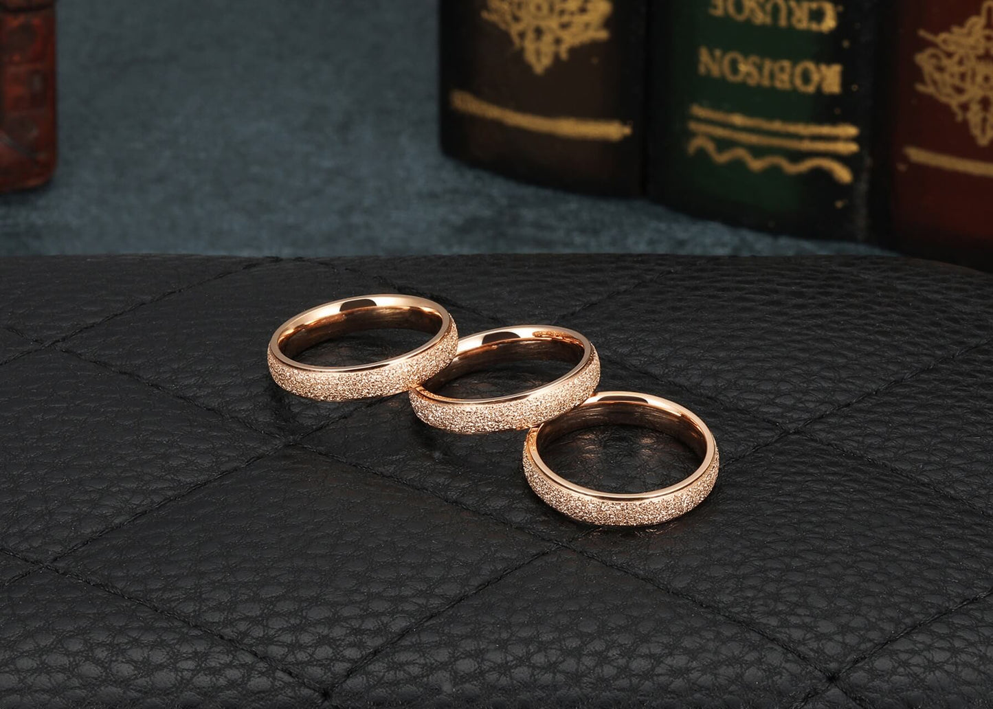 Frosted Ring 4mm | Jovivi