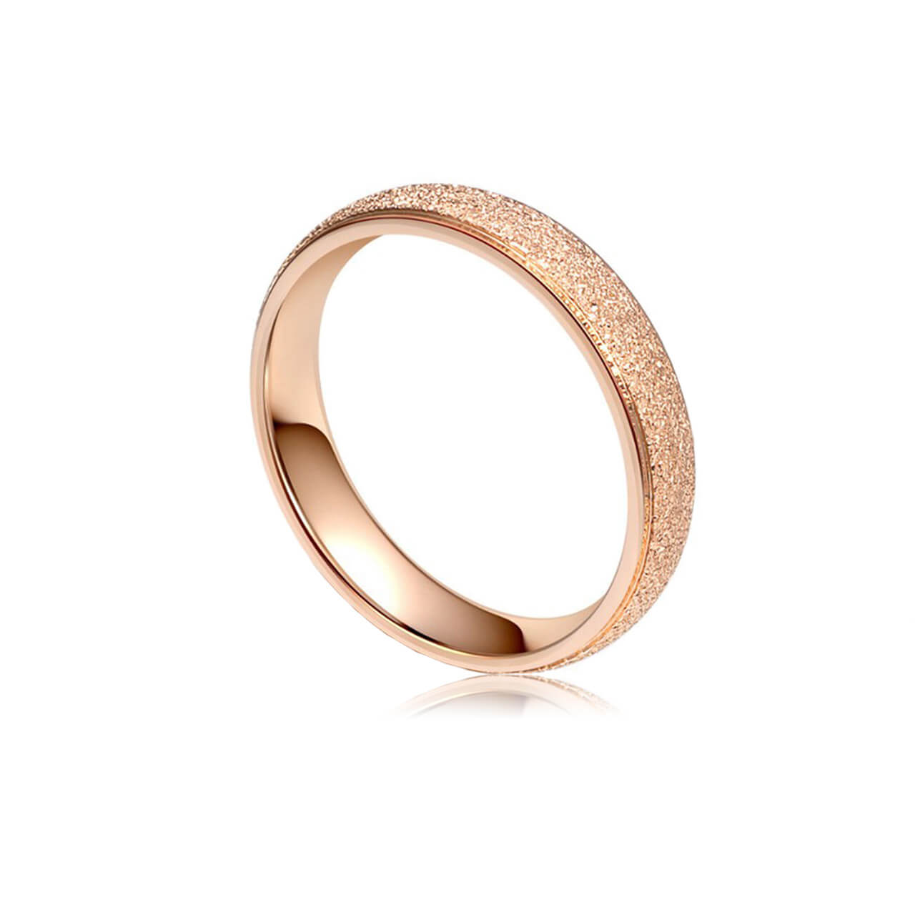 Frosted Ring 4mm | Jovivi