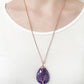 jovivi natural amethyst gemstones tree of life pendant necklace, qnd53401
