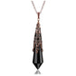 12 Facted Natural Healing Dowsing Divination Pendulum Necklace | Jovivi