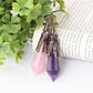 12 Facted Natural Healing Dowsing Divination Pendulum Necklace | Jovivi