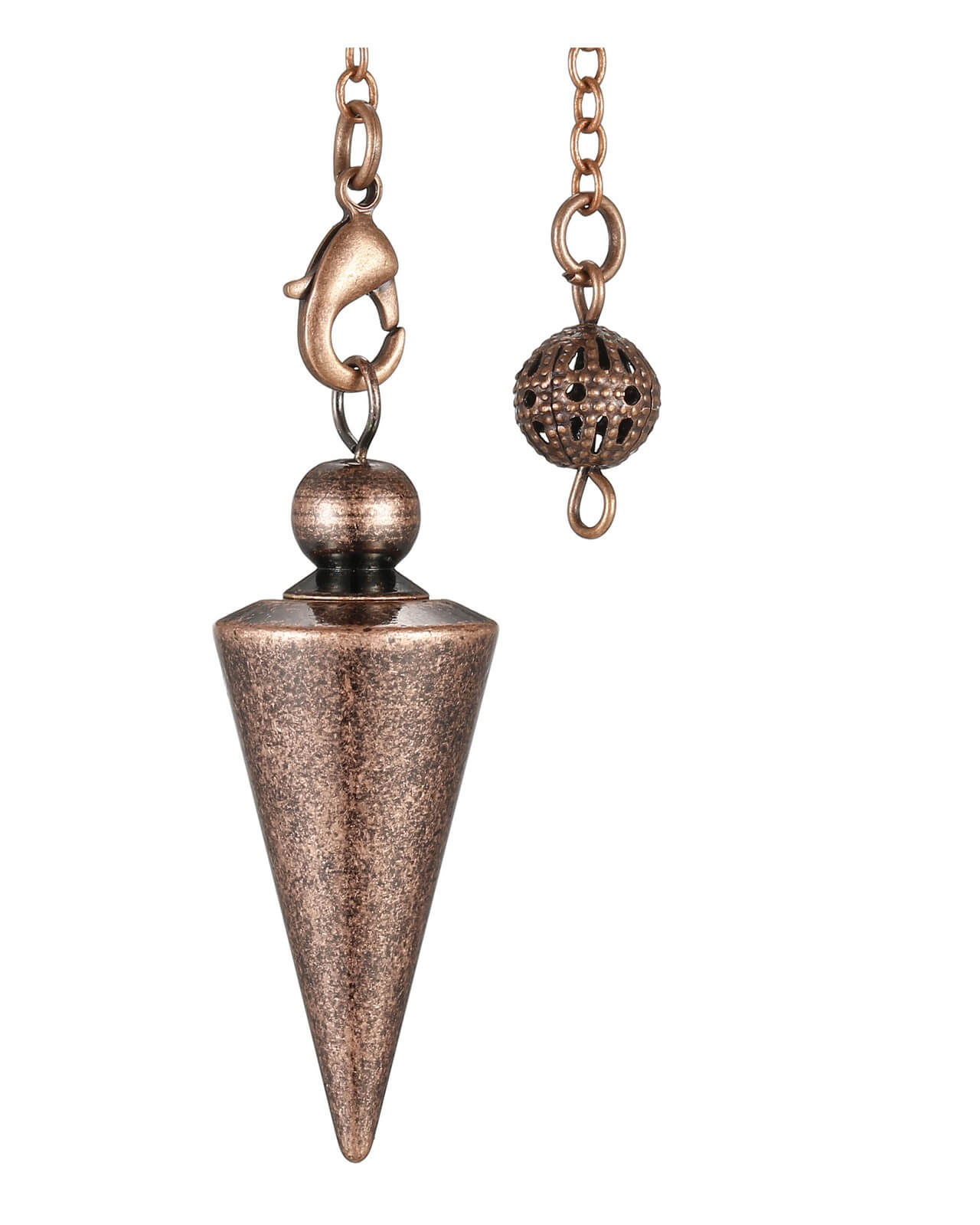 qne48104 jovivi bronze spiritual pendulum for divination reiki balancing