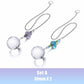 Crystal Ball Suncatcher Prism Hanging Pendants Set | Jovivi