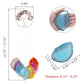 tdd003001 jovivi outdoor agate windchime for lucky healing
